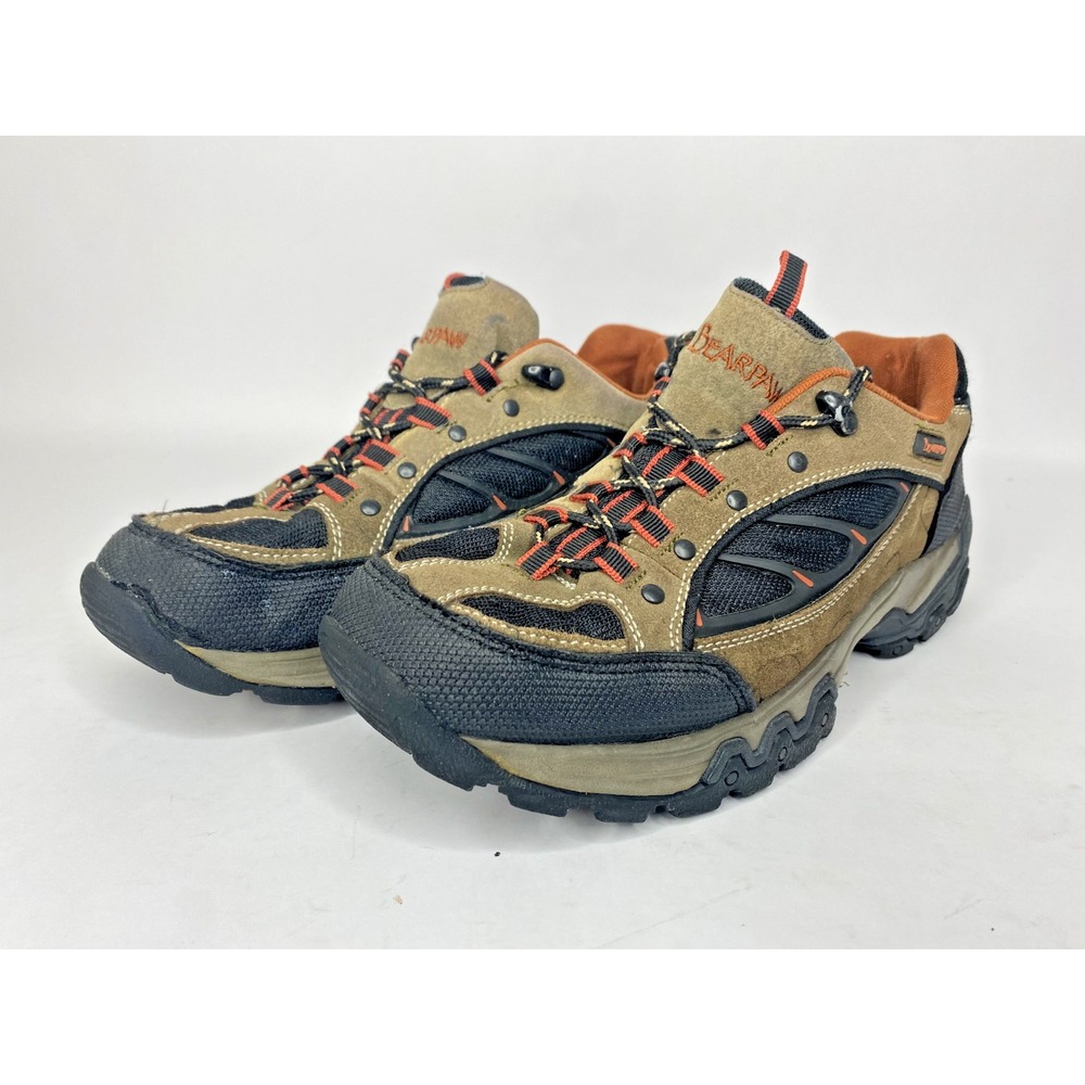 BEARPAW Forester Mens Hiking Shoes Sz 11 Brown Suede Trail Rugged Outdoor‎